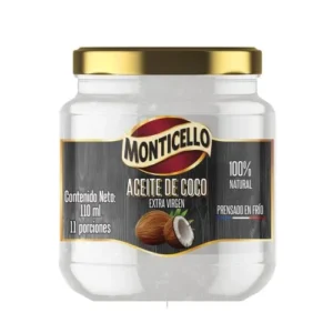 Aceite De Coco Monticello Extra Virgen x 430 ml