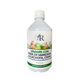 Vinagre con sidra de manzana, alcachofa y cidra