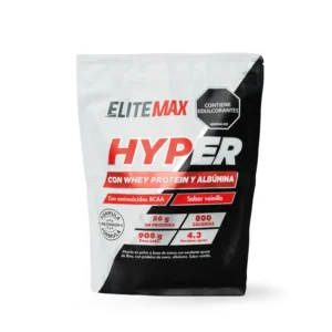 Proteína Whey Deportiva Hyper Vainilla 908g 800 Calorías Elite Max